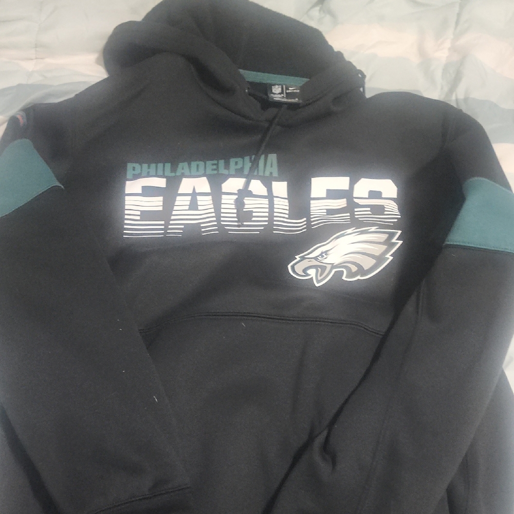 Nike Black and Green Philadelphia Eagles Hoodie